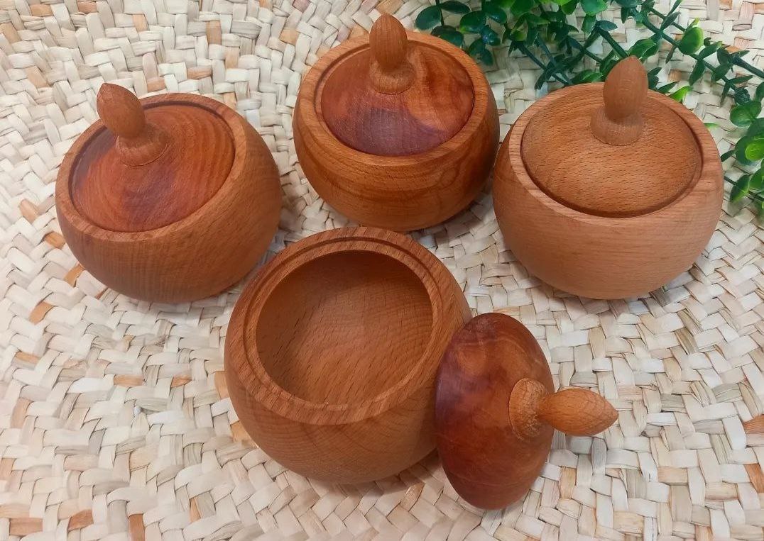 قندان چوبی گردو