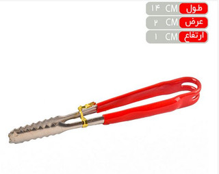 انبر یخ دسته سیلیکونی خارجی